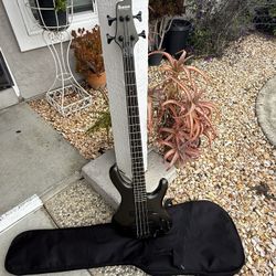 Beautiful 😻 2001 Ibanez EDB600 Ergodyne 4 string Bass Guitar Pewter Gun Metal Grey #1