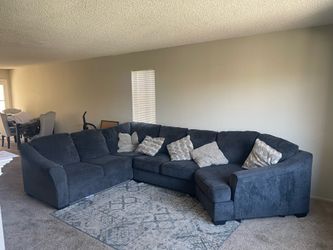 Grey sectional