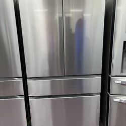 36” 4 Door Refrigerator Free Delivery With 1 Year Warranty 
