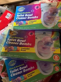 (3)Brand: Ksend Toilet Bowl Cleaner color Tablets 15 PCS Automatic Blea