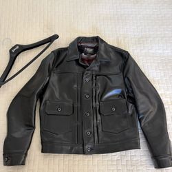 Schott Horsehide Trucker Jacket Large P620H