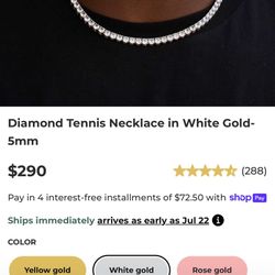 GLD tennis Chain 
