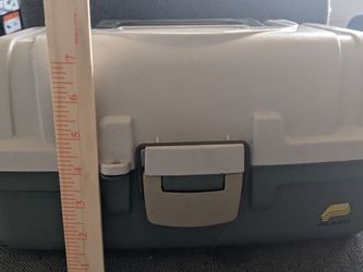 Fishing Tackle Box With Sinkers Hooks And Plastics