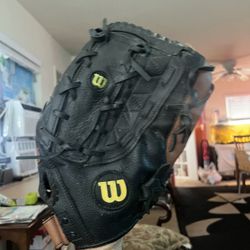 Wilson Elite A2444 Slow pitch Softball Glove 14in RHT Baseball Outfield Large