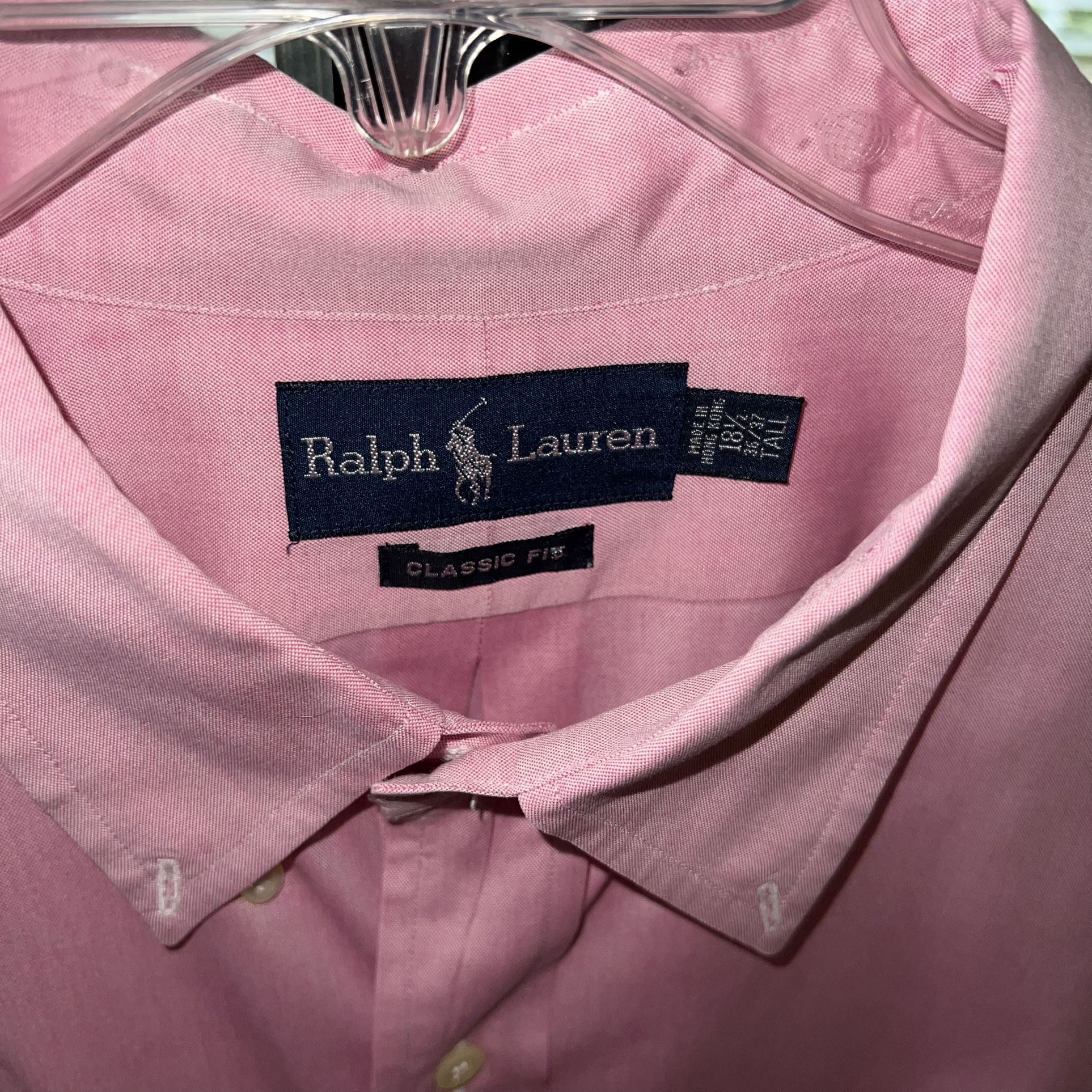 Men’s Ralph Lauren Dress Shirt-Big And Tall