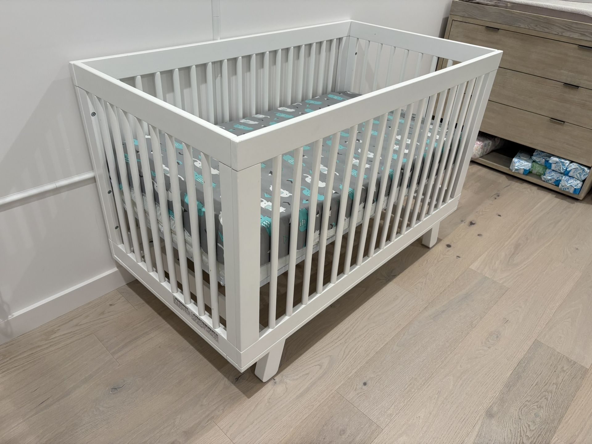 Babyletto Hudson 3-in-1 Convertible Crib + Serta Perfect Slumber dual-sided crib & toddler mattress