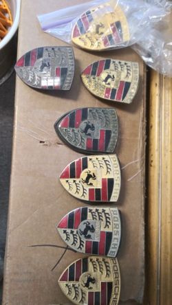 Original Porsche 911 Hood Badge Emblem