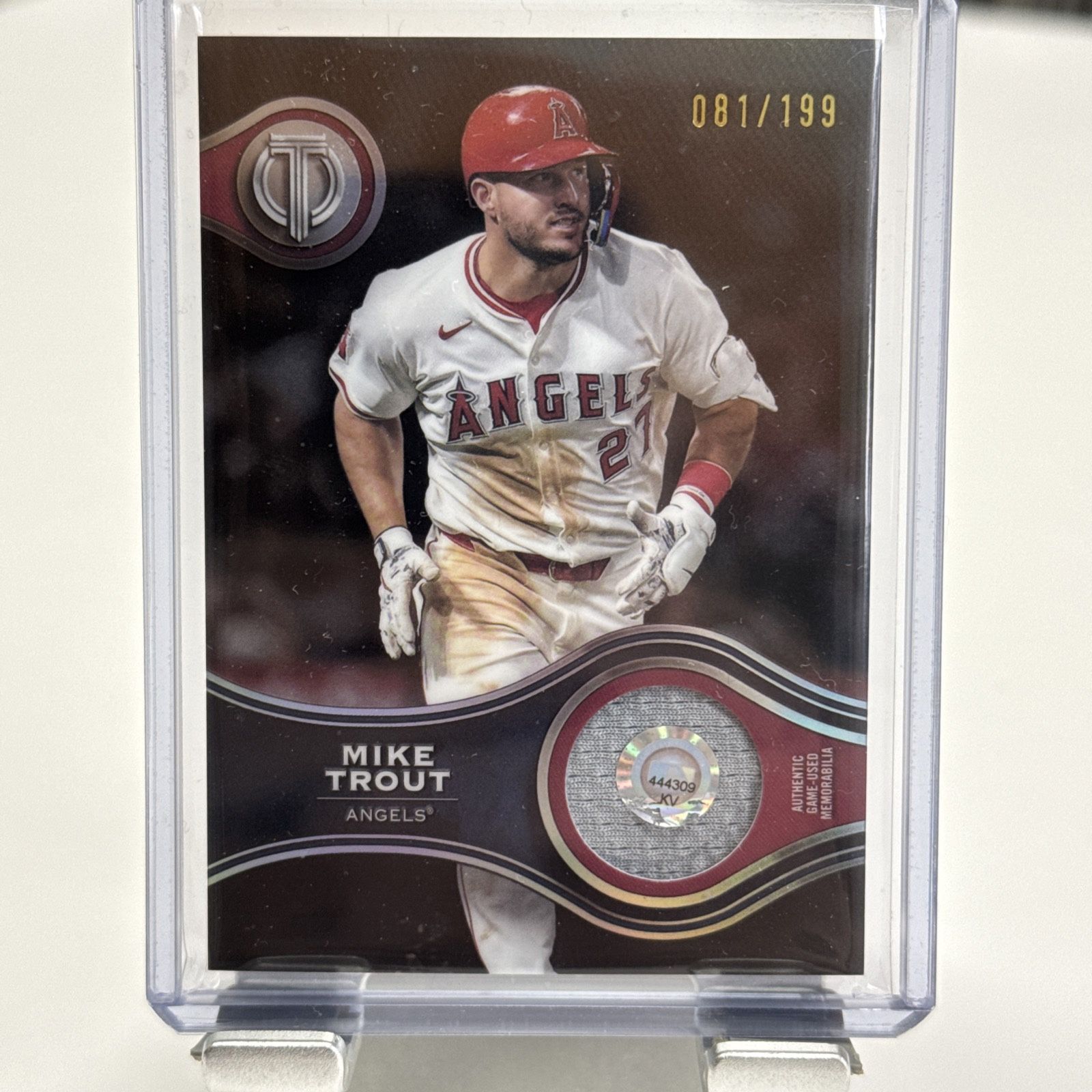Mike Trout Relic 81/199 Game Worn
