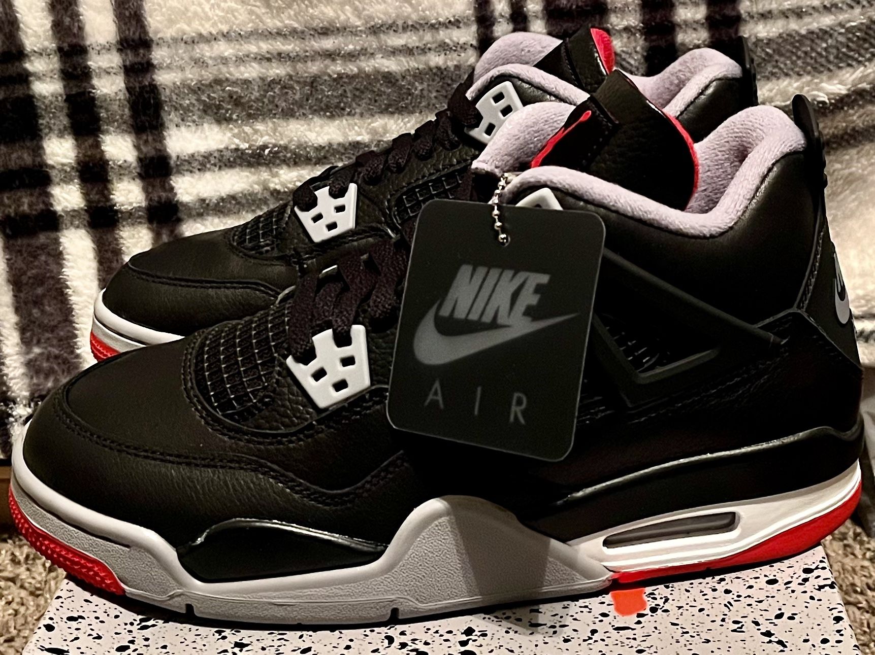 Jordan 4 Reimagined Bred GS  7Y & 8M New DS