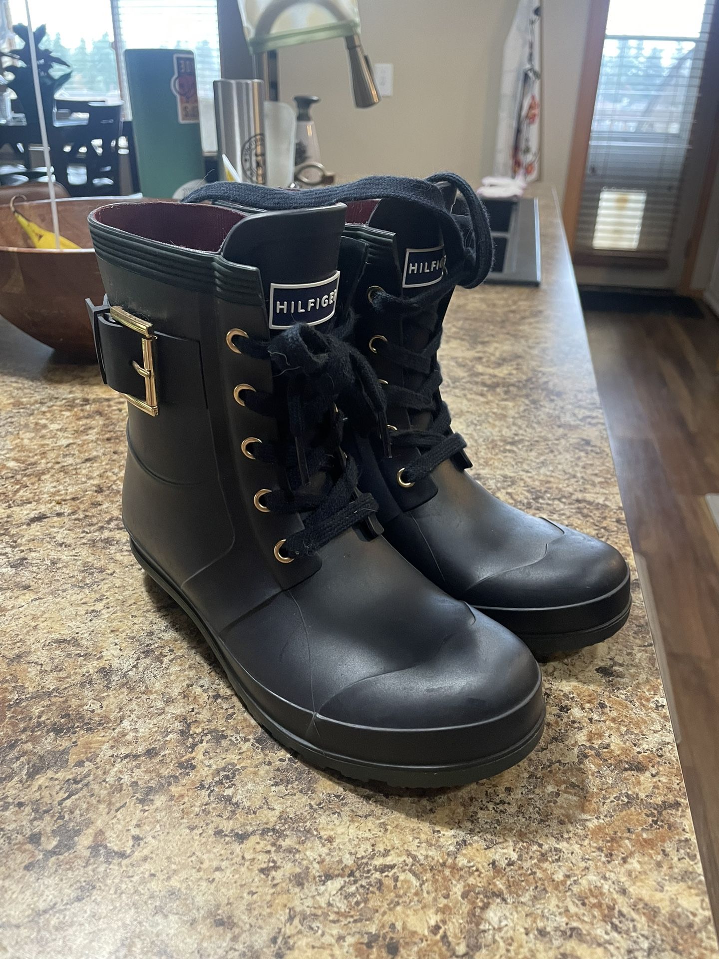 rain boots tommy hilfiger