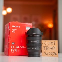 Sony 24-50mm F2.8 G Lens