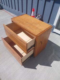 Wood file cab