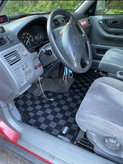 1(contact info removed) Honda CRV checkered floor and trunk mats