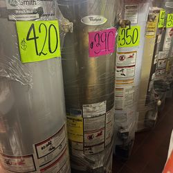 Whirlpool water heater 40gl