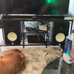 Yamaha HS8 Studio Speakers. With Needed Wires And Control Box.
