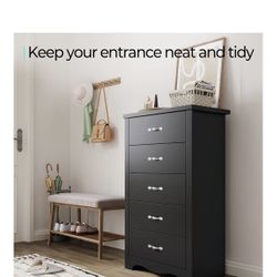 New LINSY HOME 5 Drawer Dresser