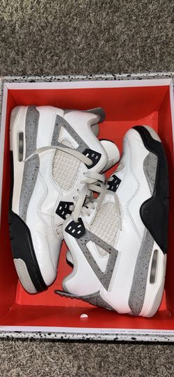 Jordan 4 Retro - ‘White Cement (2025) (GS)’ Size 6y Used