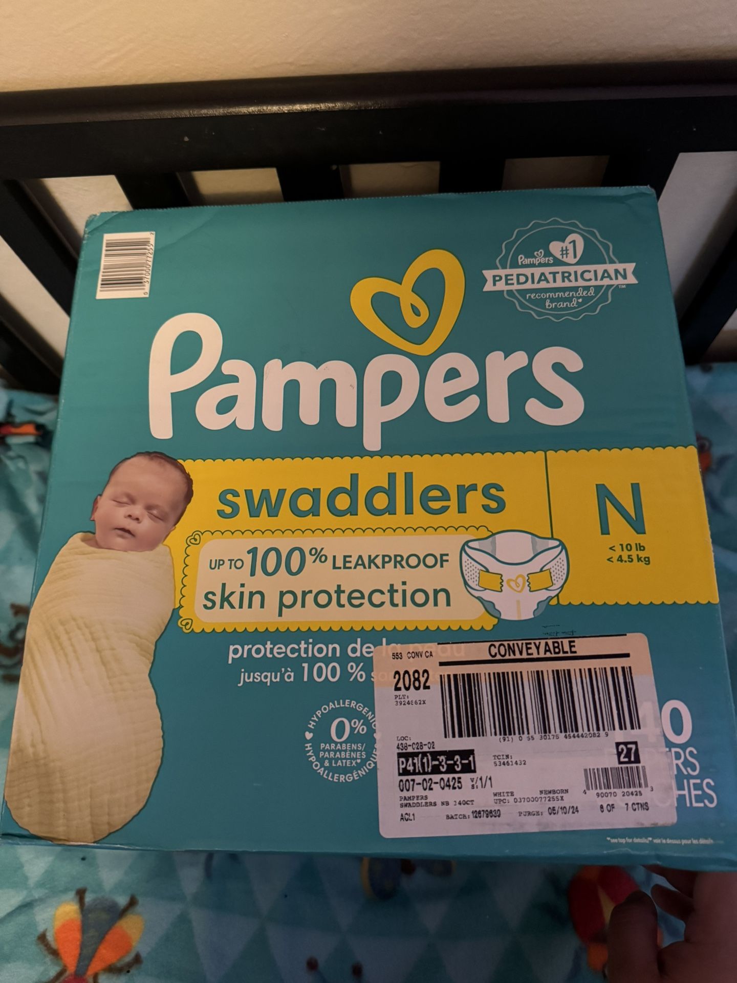 Pampers Swaddlers newborn 140ct