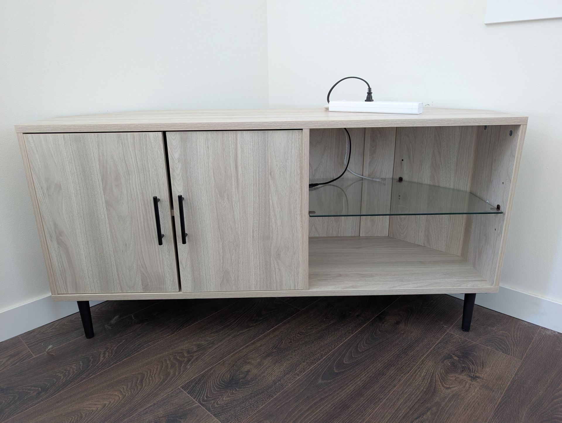 Corner TV Console and Entertainment Center