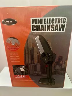 BRAND NEW IN BOX Smallwood 21V Cordless Rechargeable Handheld Saw compact mini chainsaw sharp, wear-resistant steel chain, lightweight design Smallwoo