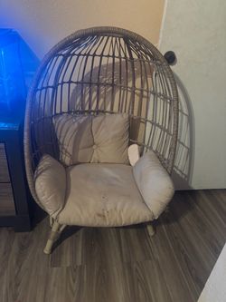 Kids wicker chair