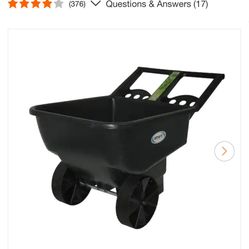 Smart Garden 5.5 cu. ft. Heaped Poly Smart Plastic Garden Cart