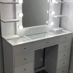 XL White Vanity 