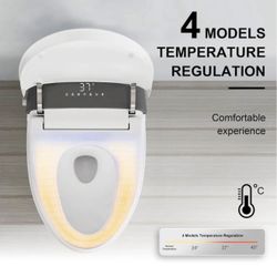   Bothwa Home Smart Toilet with Built-in Bidet, Heated Seat  Smart Toilet with Built-in Bidet, Heated Seat Bothwa Home Smart To