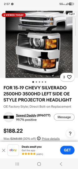 Silverado headlights