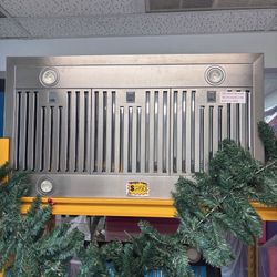 New Brano Voice Control 36" 900 CFM Convertible Insert Range Hood in Stainless Steel w/LED Light