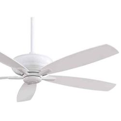 Minka-Aire F689-WH 60inch Kola XL Pull Chain Ceiling Fan in White Finish