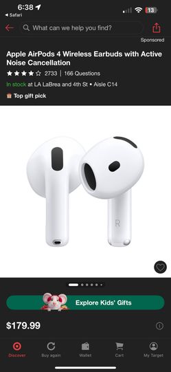 Brand New Apple AirPods 4 with Active Noise Cancellation