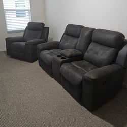 Jesolo Recliner Loveseat and Recliner
