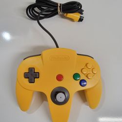 Yellow Nintendo 64 Controller