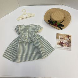 Pleasant Company American Girl Kirsten Summer Story Outfit Dress Hat