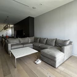 Room And Board: ORSON COLLECTION Sectional In Annata Grey