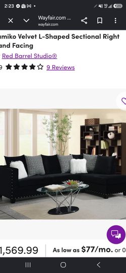 Sofa and pillows