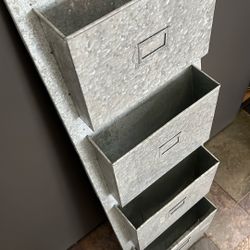 Galvanized Magazine Holder $25 - Pickup In Bellevue 