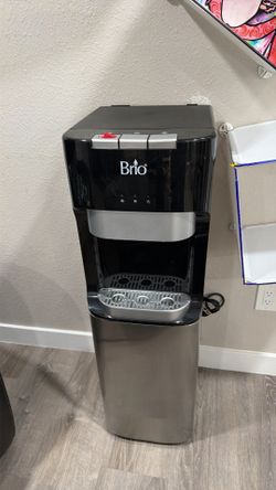 [NEW] 5-Gal Brio Water Dispenser • 3-Temperature (Hot/Warm/Cold) • Child Lock • LED Display • Low Water Warning Notification