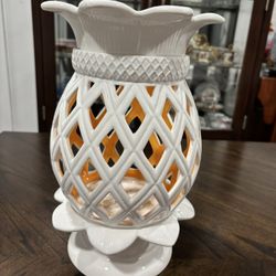 Bath & Body Works Pineapple Ceramic Luminary Candle Holder