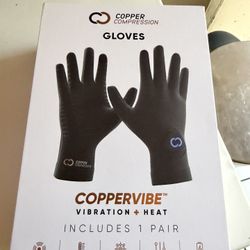 Copper Vibe Compression Gloves 
