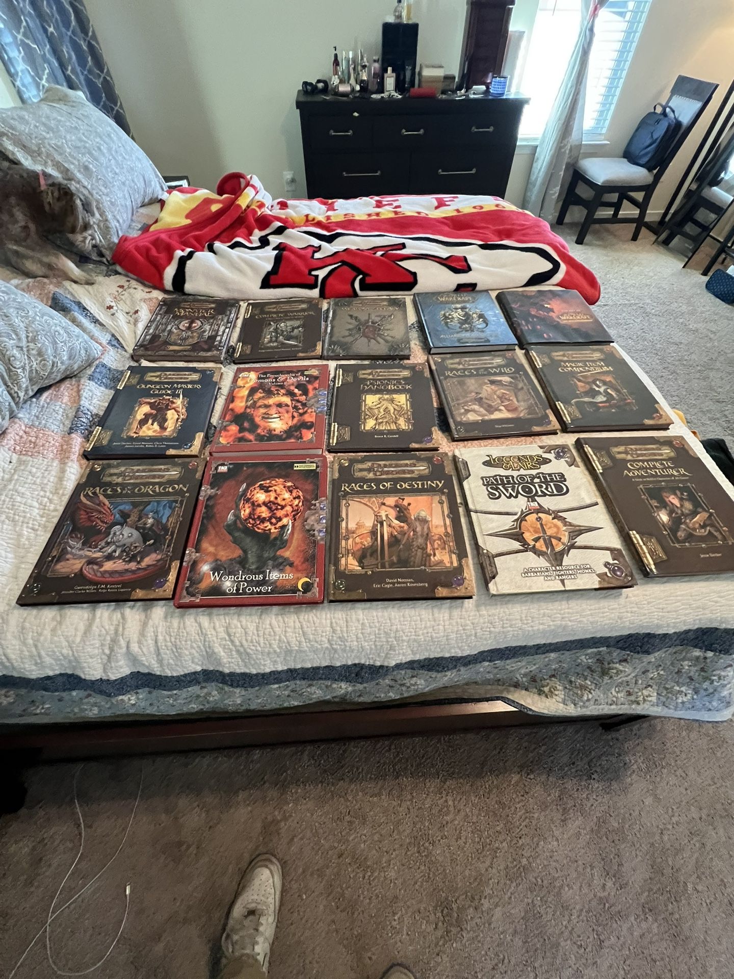 Dungeons And Dragons Lot Hardback Books, Softback Books , Magazines And 2