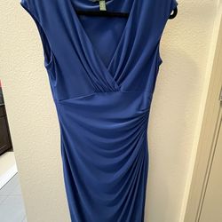Ralph Lauren Blue Cocktail Dress