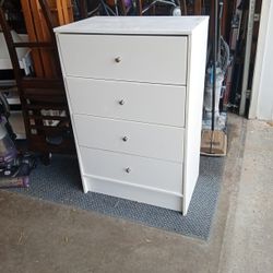 White Dresser Four Drawer 