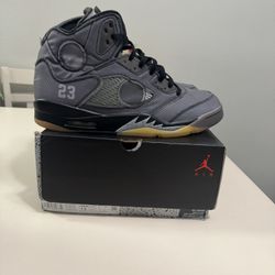 Jordan Retro 5 Off white Muslin size 13 U.A.S.R.3P.S.