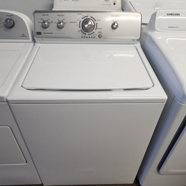 MAYTAG CENTENNIAL WASHER DELIVERY IS AVAILABLE AND HOOK UP 60 DAYS WARRANTY 