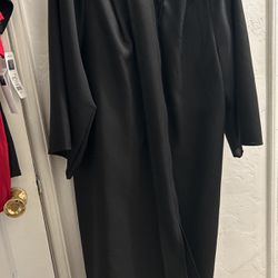 Black Graduation Gown (No Cap Included)