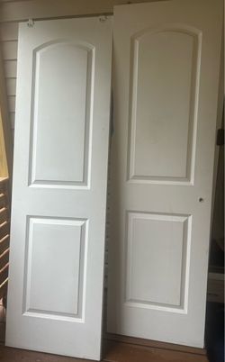 2 panel closet doors