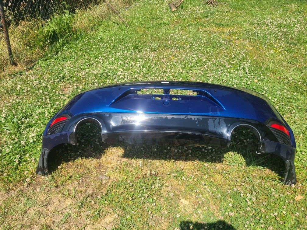 17-19 Infiniti Q60 S Coupe 3.0 Rear Bumper OEM 