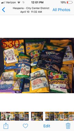 Kids Getting Board?? Keep them busy with mess free Color Wonder Markers and Paints. $5 each or take all 8 for only$30.